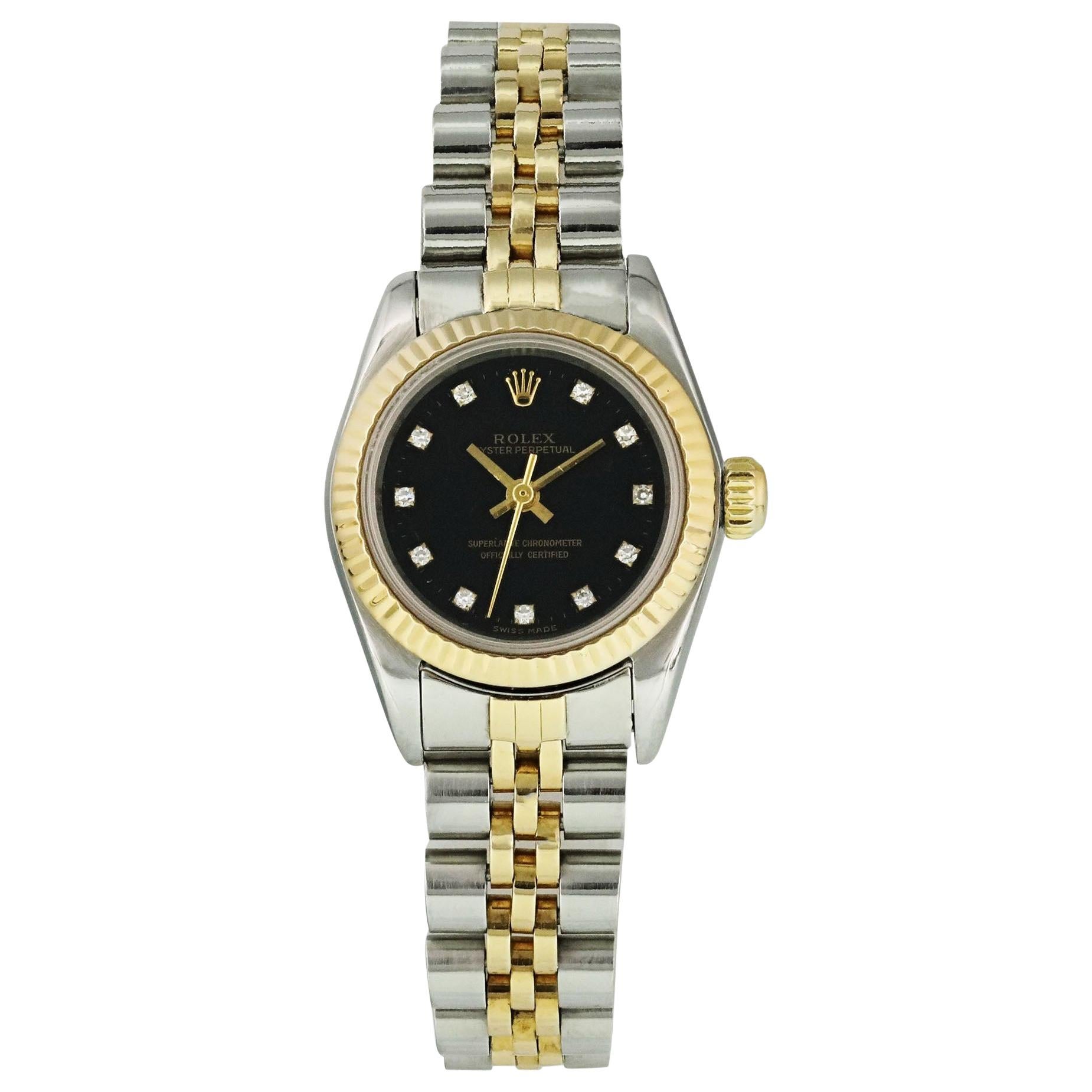 Rolex Oyster Perpetual 67193 Ladies Watch For Sale