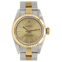 Rolex Oyster Perpetual 67193 Lady - Champagne Dial, Steel/Gold, Oyster Bracelet