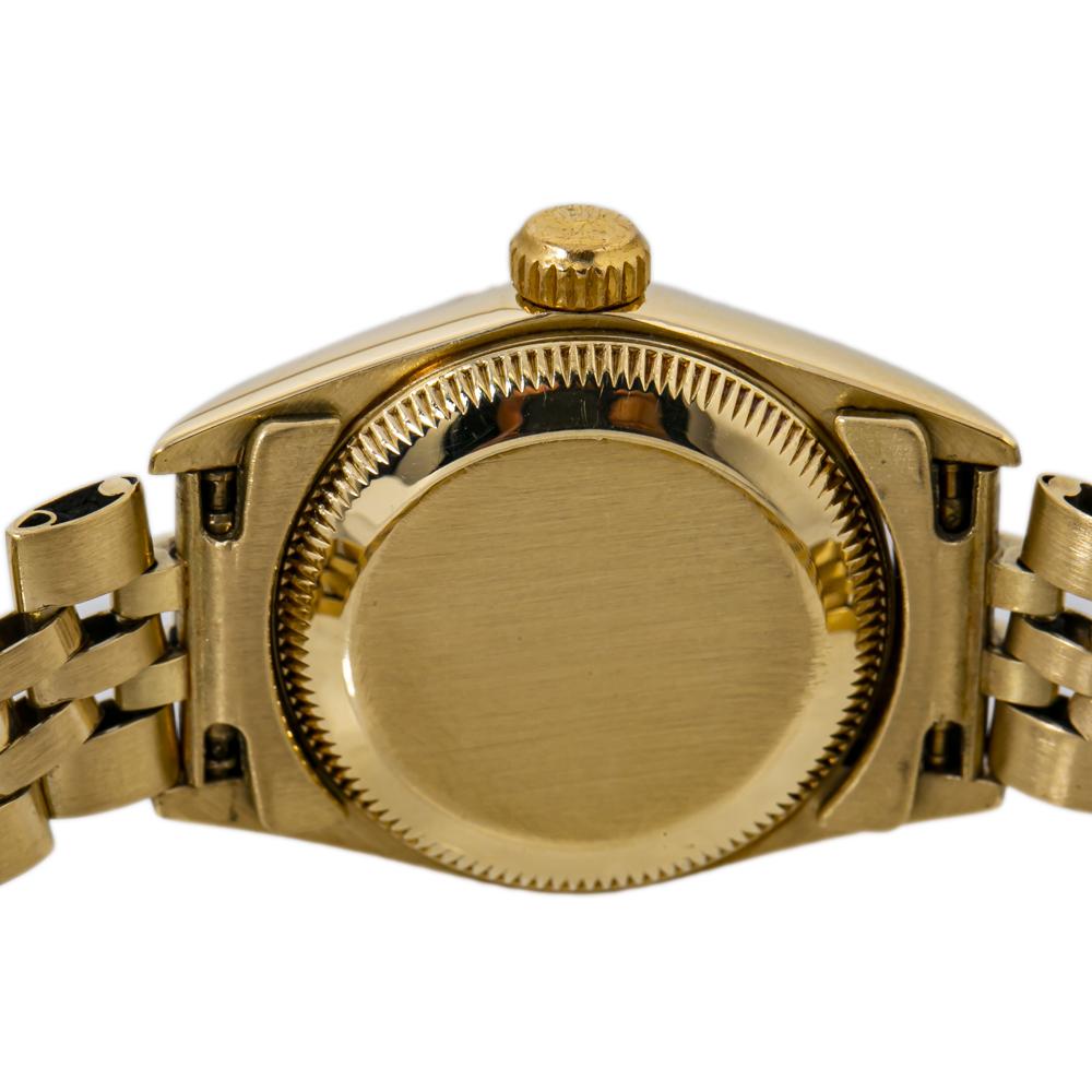 Rolex Oyster Perpetual 67197 18kt Gelbgold Jubiläums-Damenuhr 1