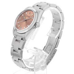 Rolex Oyster Perpetual 67480 Unisex Watch - Pink 369, White Bar, U Series