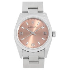 Rolex Oyster Perpetual 67480 Unisex Watch - Pink 369, White Bar, U Series