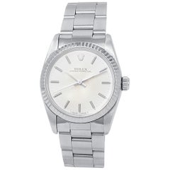 Rolex Oyster Perpetual 67514, Silver Dial, Certified and Warranty