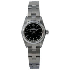 Rolex Oyster Perpetual 76080, Black Dial, Certified and Warranty
