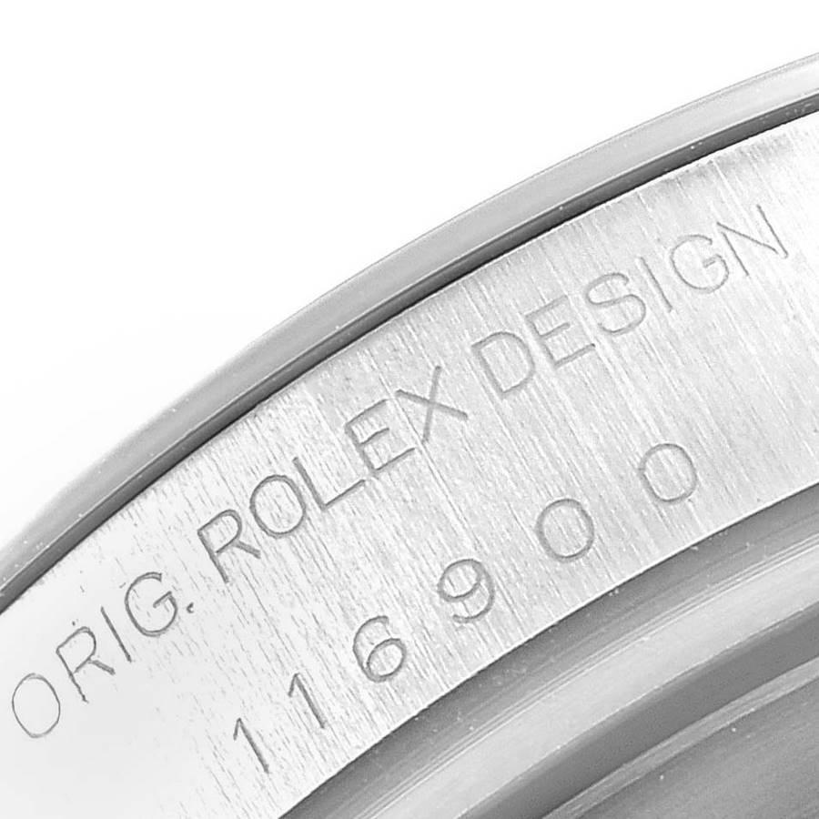 Men's Rolex Oyster Perpetual Air King Black Dial Steel Mens Watch 116900 Box Card