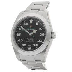 Rolex Oyster Perpetual Air King Black Dial Steel Watch 116900