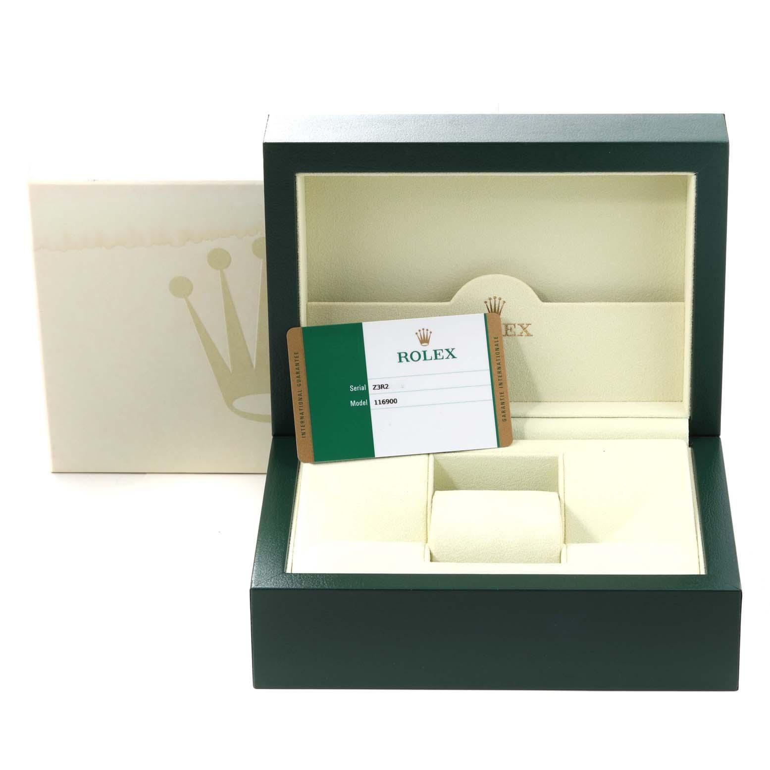 Rolex Oyster Perpetual Air King Green Hand Steel Mens Watch 116900 Box Card 8