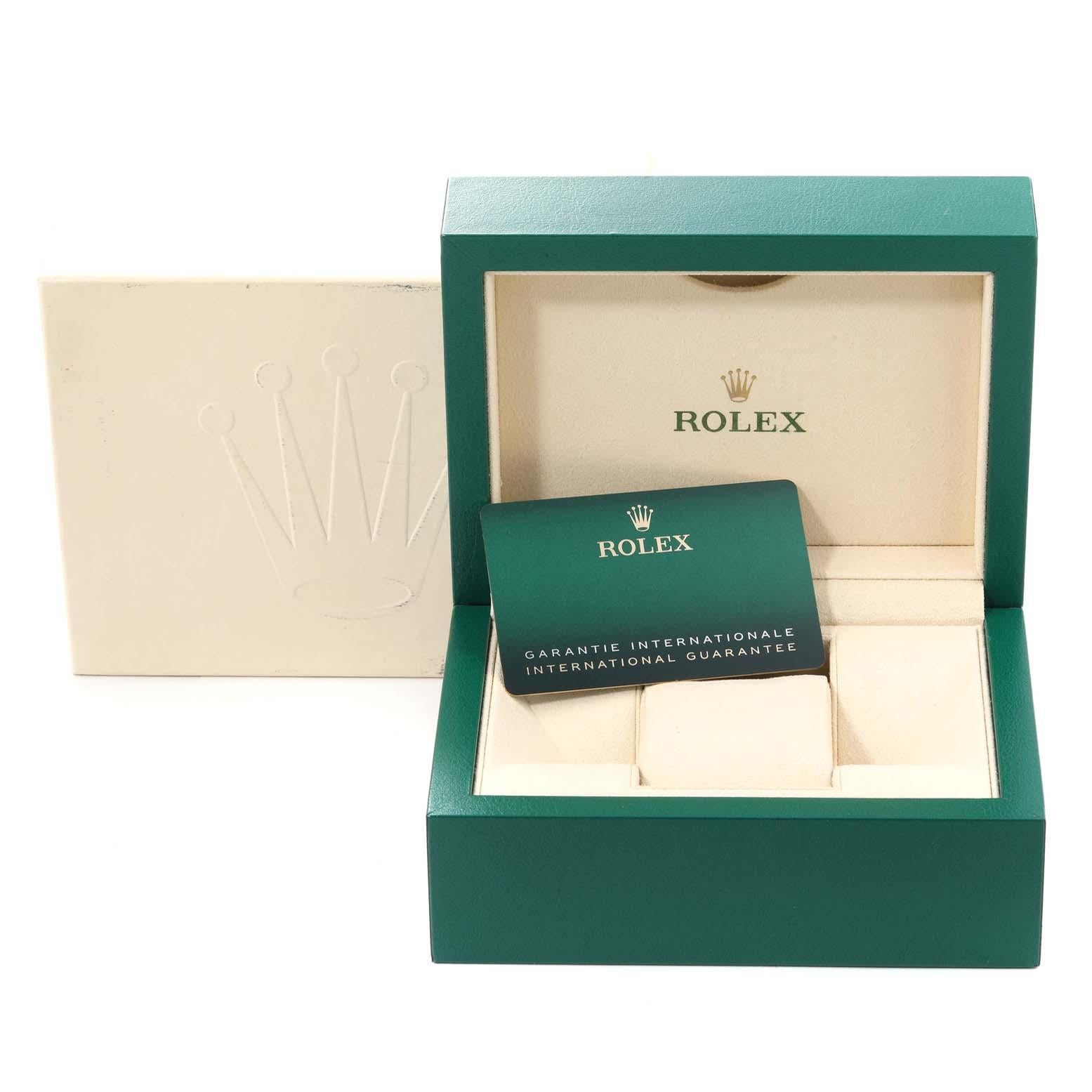 Rolex Oyster Perpetual Air King Green Hand Steel Mens Watch 116900 Box Card 8