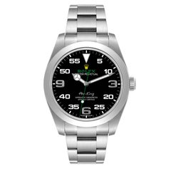Oyster Perpetual Air King Grüne Hand-stahl-Herrenuhr 116900 Box Card
