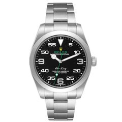 Oyster Perpetual Air King Grüne Hand-stahl-Herrenuhr 116900 Box Card