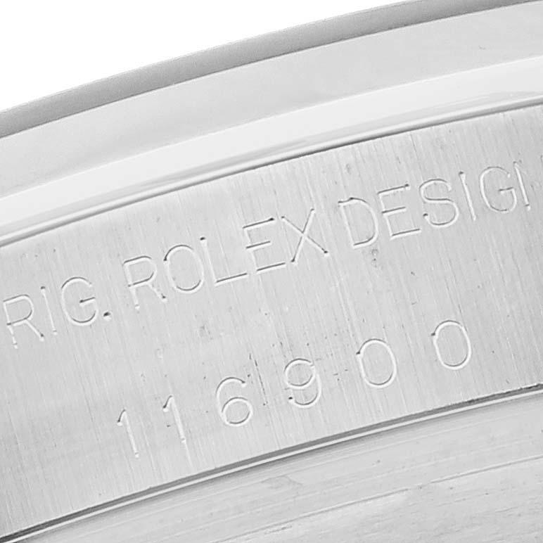 Montre Rolex Oyster Perpetual Air King vert acier à main pour hommes 116900 Boîte Card Excellent état à Atlanta, GA