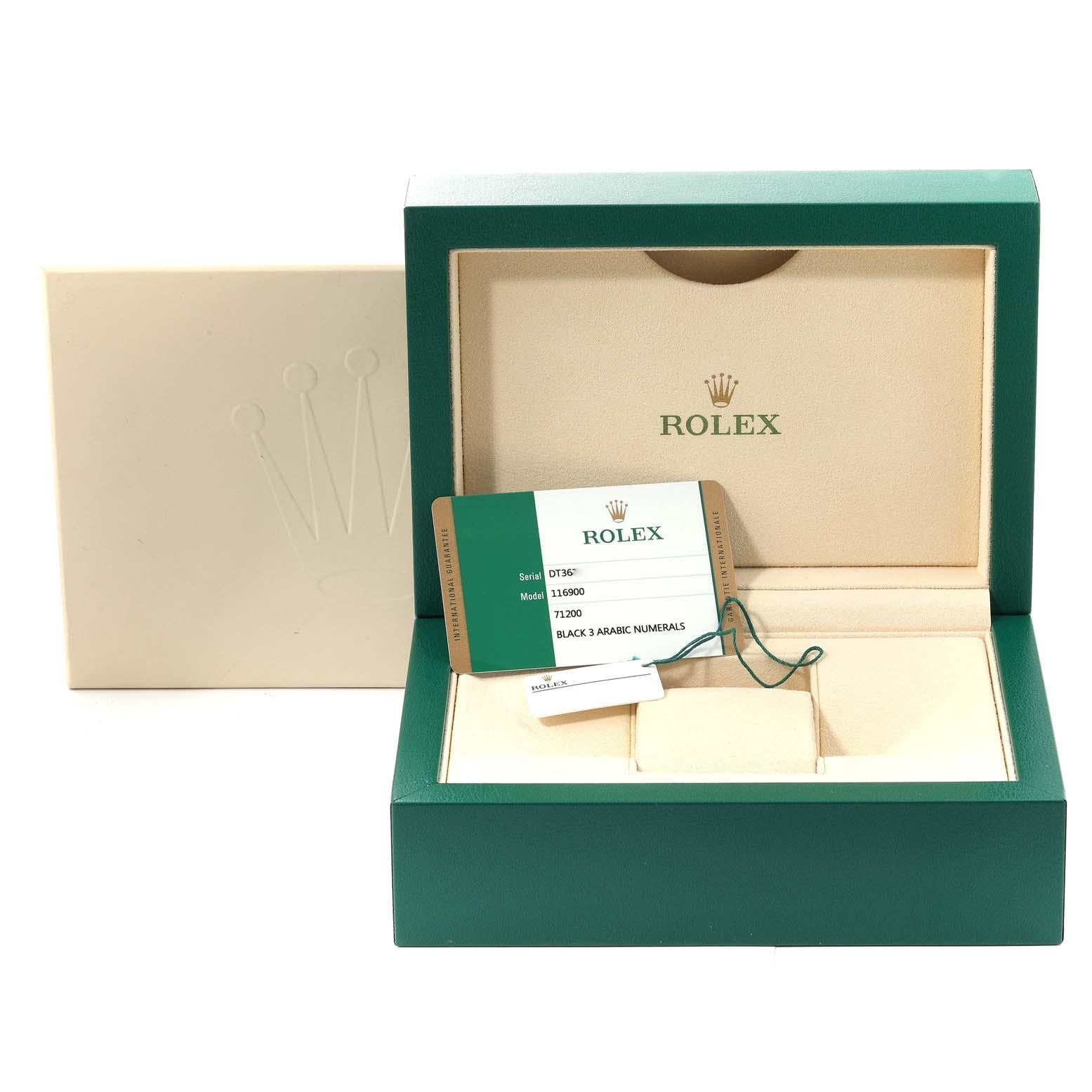 Rolex Oyster Perpetual Air King Green Hand Steel Mens Watch 116900 Box Card 4