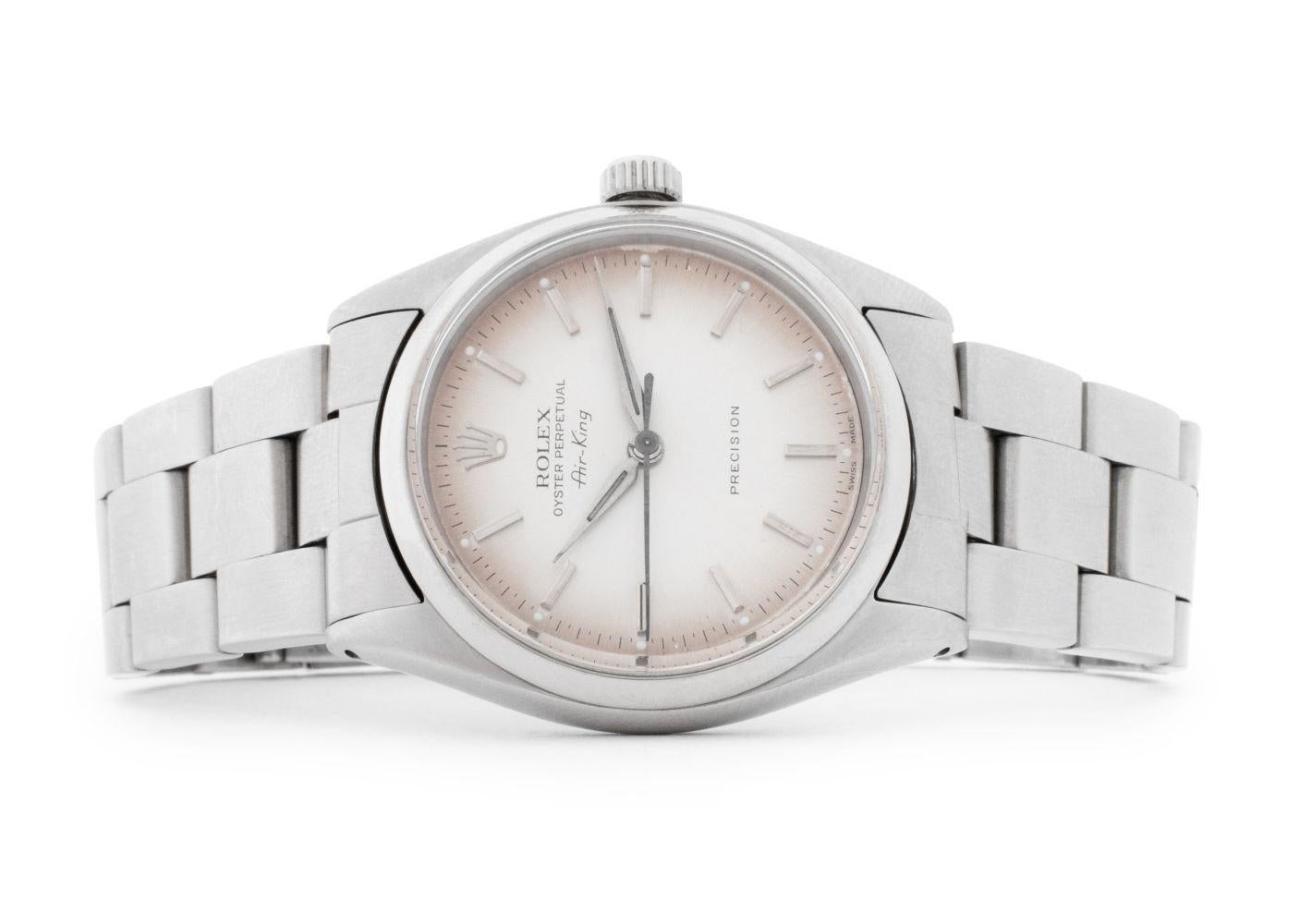 Rolex Oyster Perpetual Air-King Stahluhr im Zustand „Gut“ im Angebot in Queens, NY