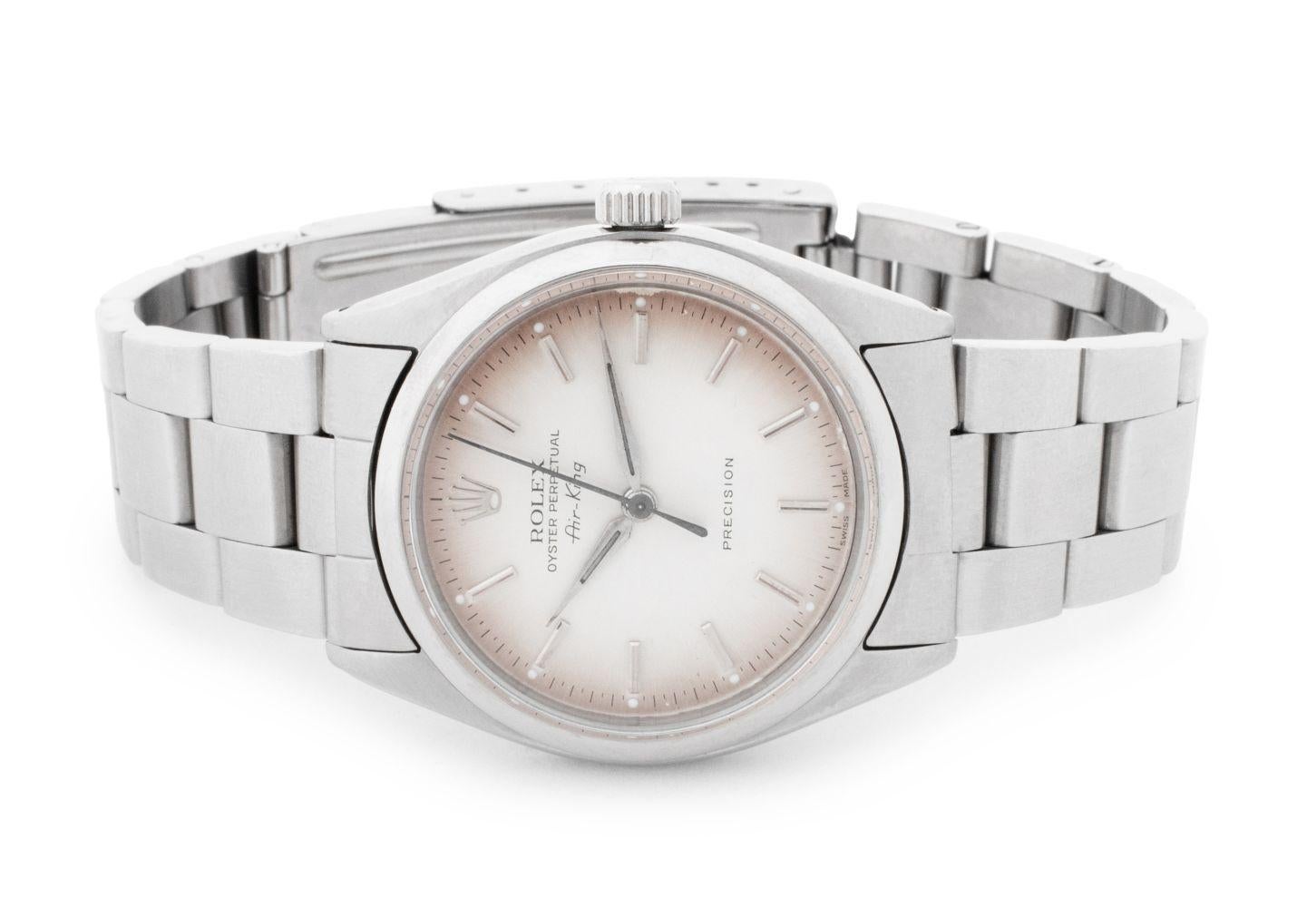 Rolex Oyster Perpetual Air-King Stahluhr Herren im Angebot