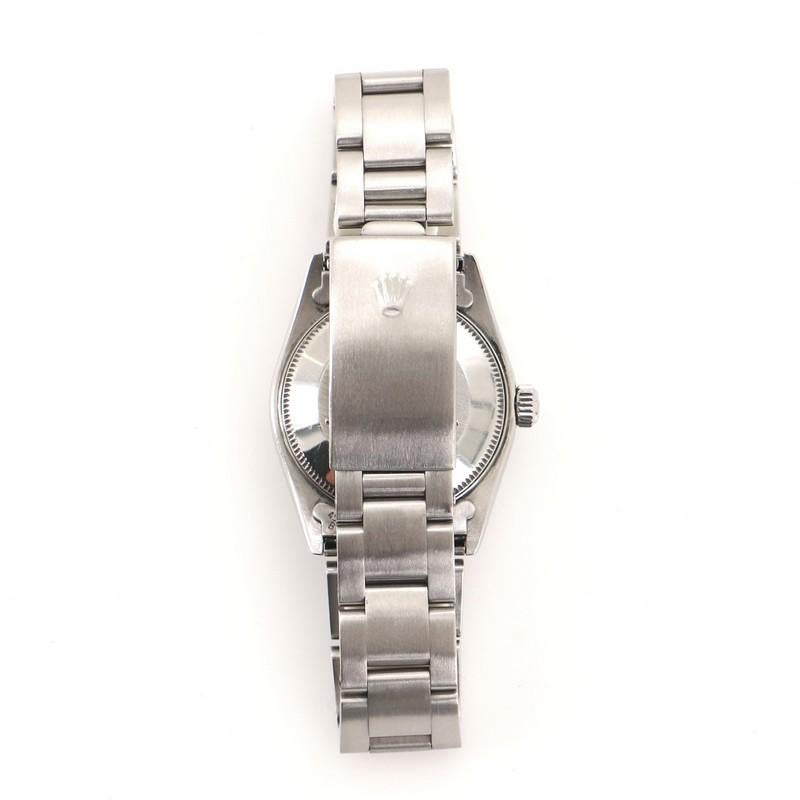 Rolex Oyster Perpetual Automatic Watch Stainless Steel 31 In Good Condition For Sale In New York, NY