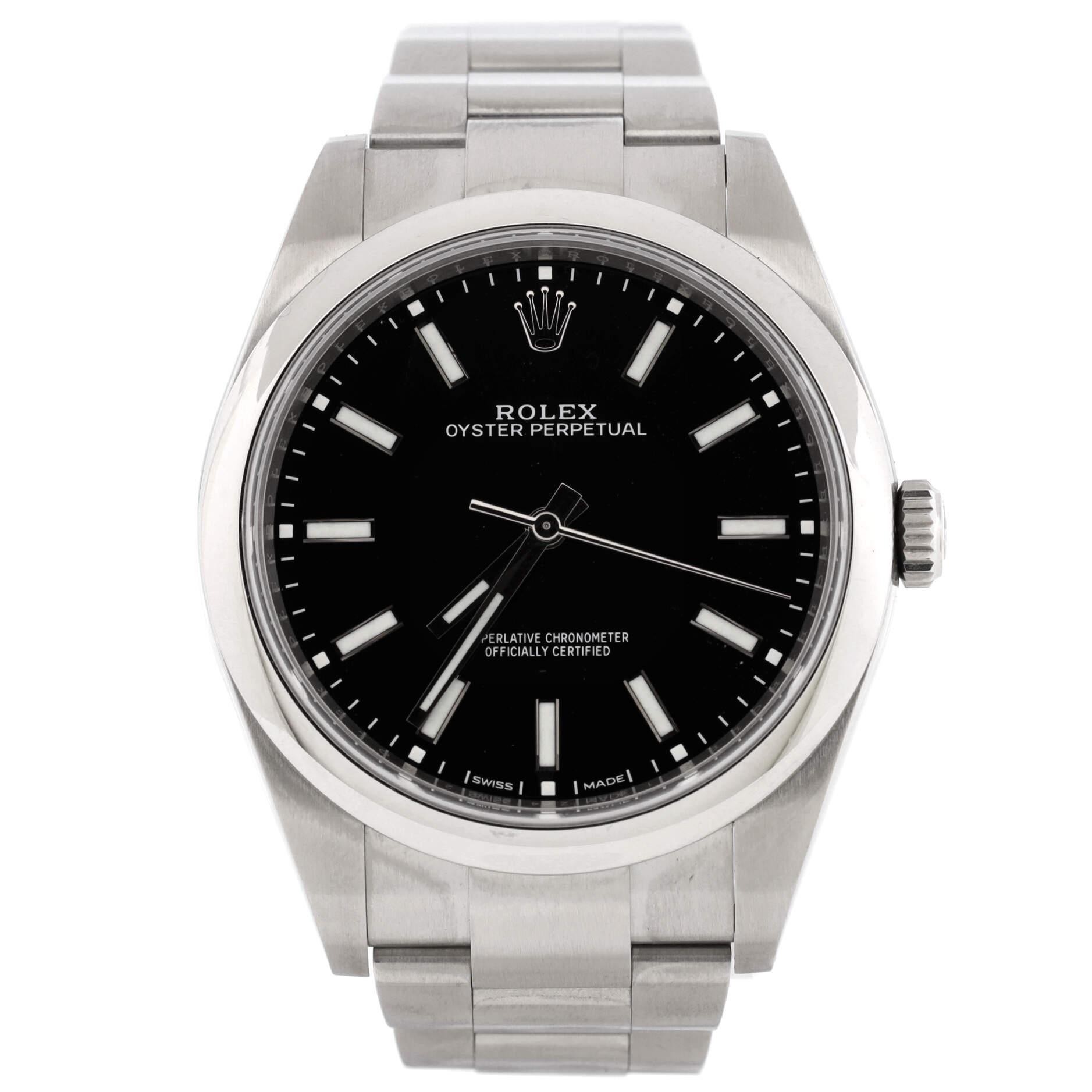 Rolex Oyster Perpetual Automatic Watch Stainless Steel 39