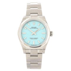 Rolex Oyster Perpetual Automatic Watch Stainless Steel with Tiffany Blue Dial 31
