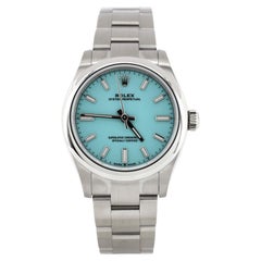 Rolex Oyster Perpetual Automatic Watch Stainless Steel with Tiffany Blue Dial 31