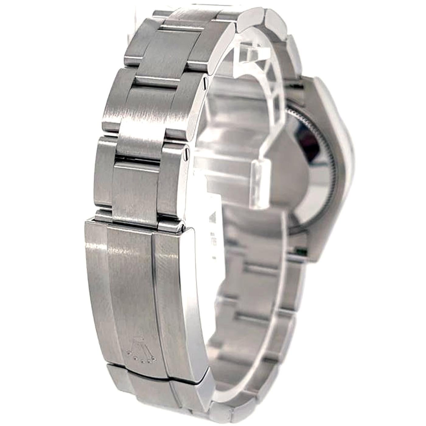 Rolex Oyster Perpetual Automatik Weißes römisches Zifferblatt Damenuhr 177200 5