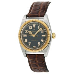 Rolex Oyster Perpetual Bubble Back 3372 Herren-Automatikuhr 18 Karat YG