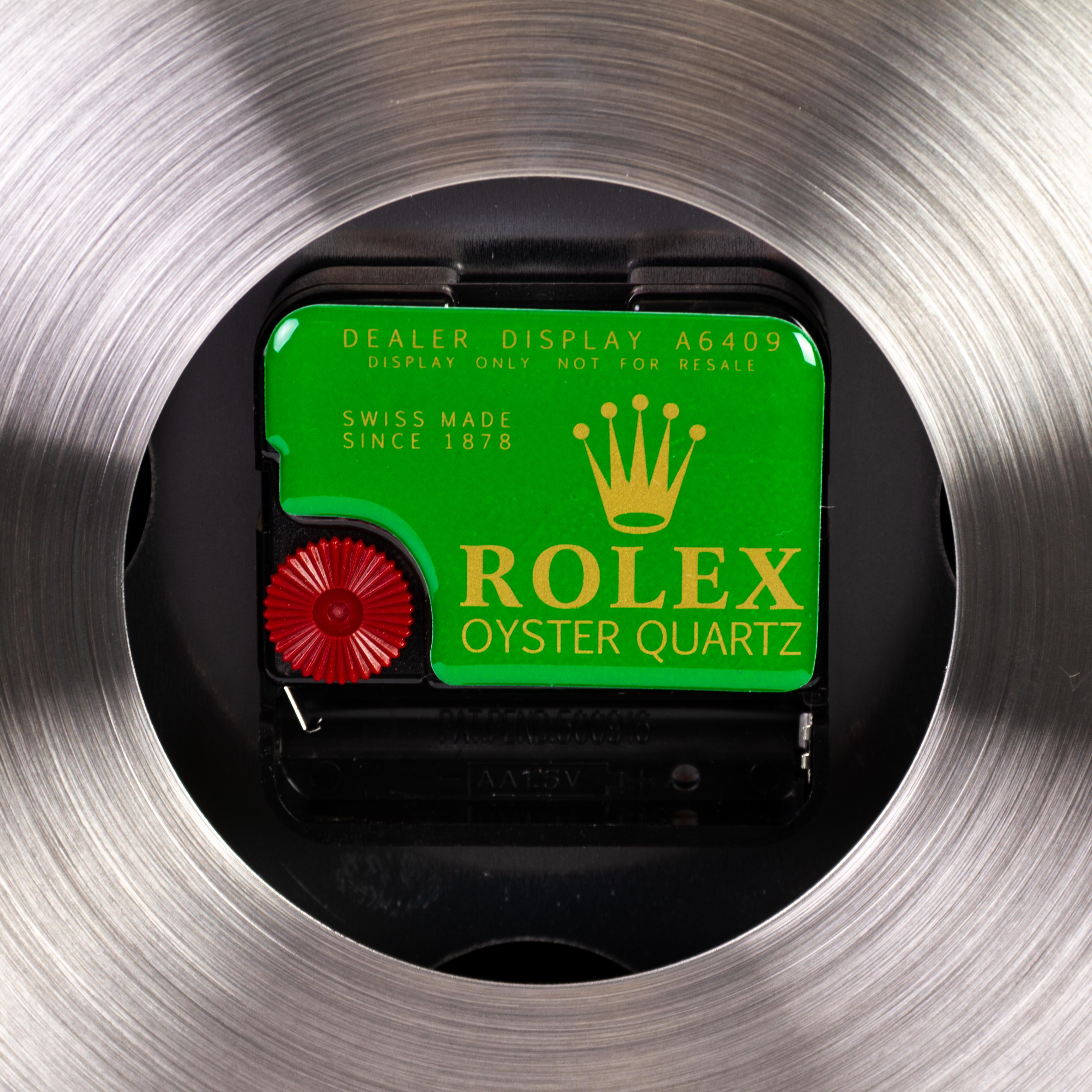 vintage rolex wall clock