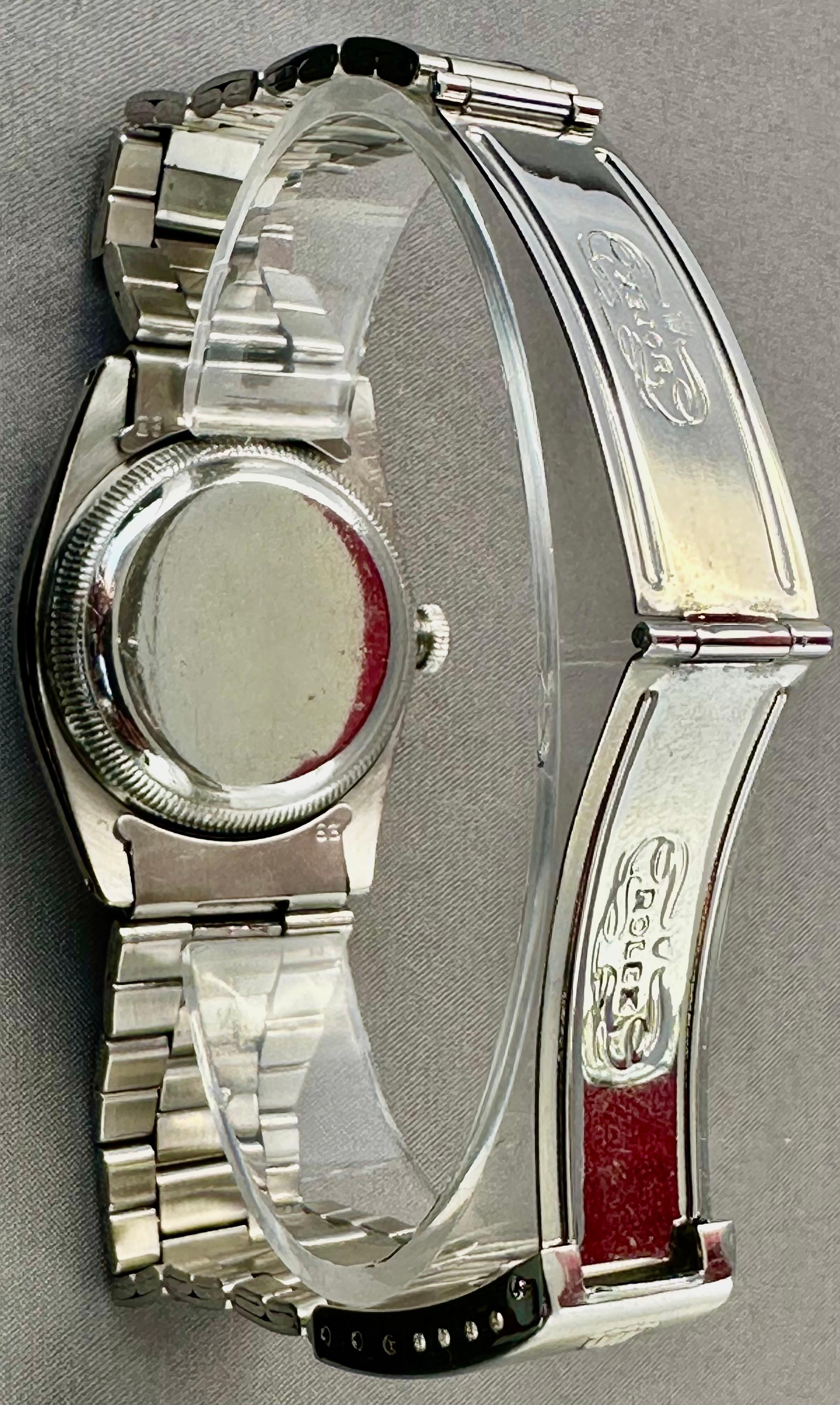 Rolex Oyster Perpetual Chronometer Bubble Back S.S., vers 1948 en vente 1