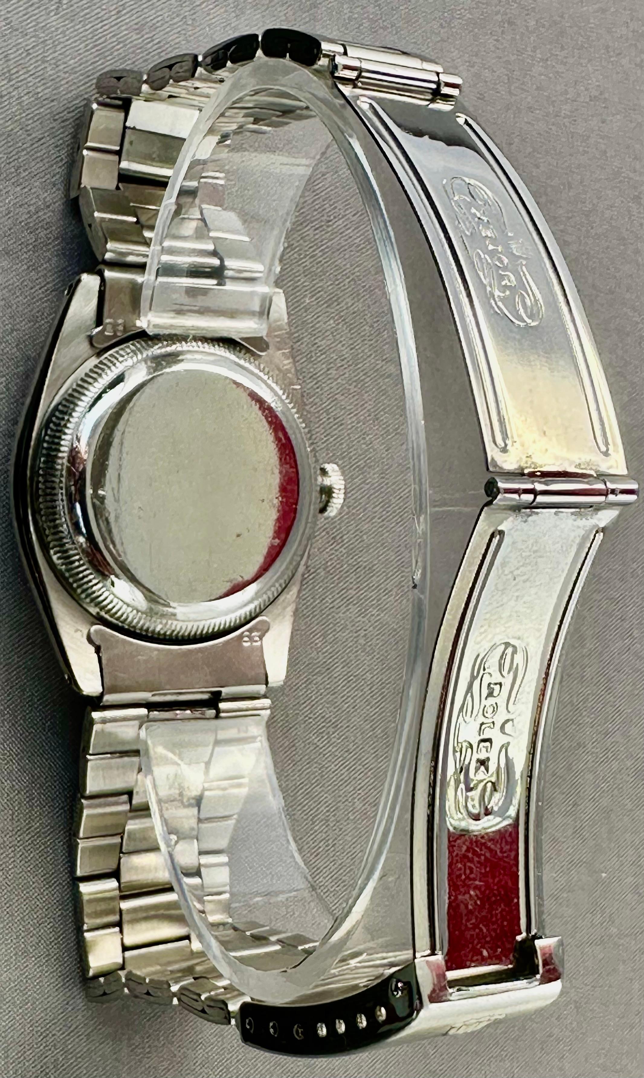 Rolex Oyster Perpetual Chronometer Bubble Back S.S., Circa 1948 In Good Condition In Laguna Beach, CA