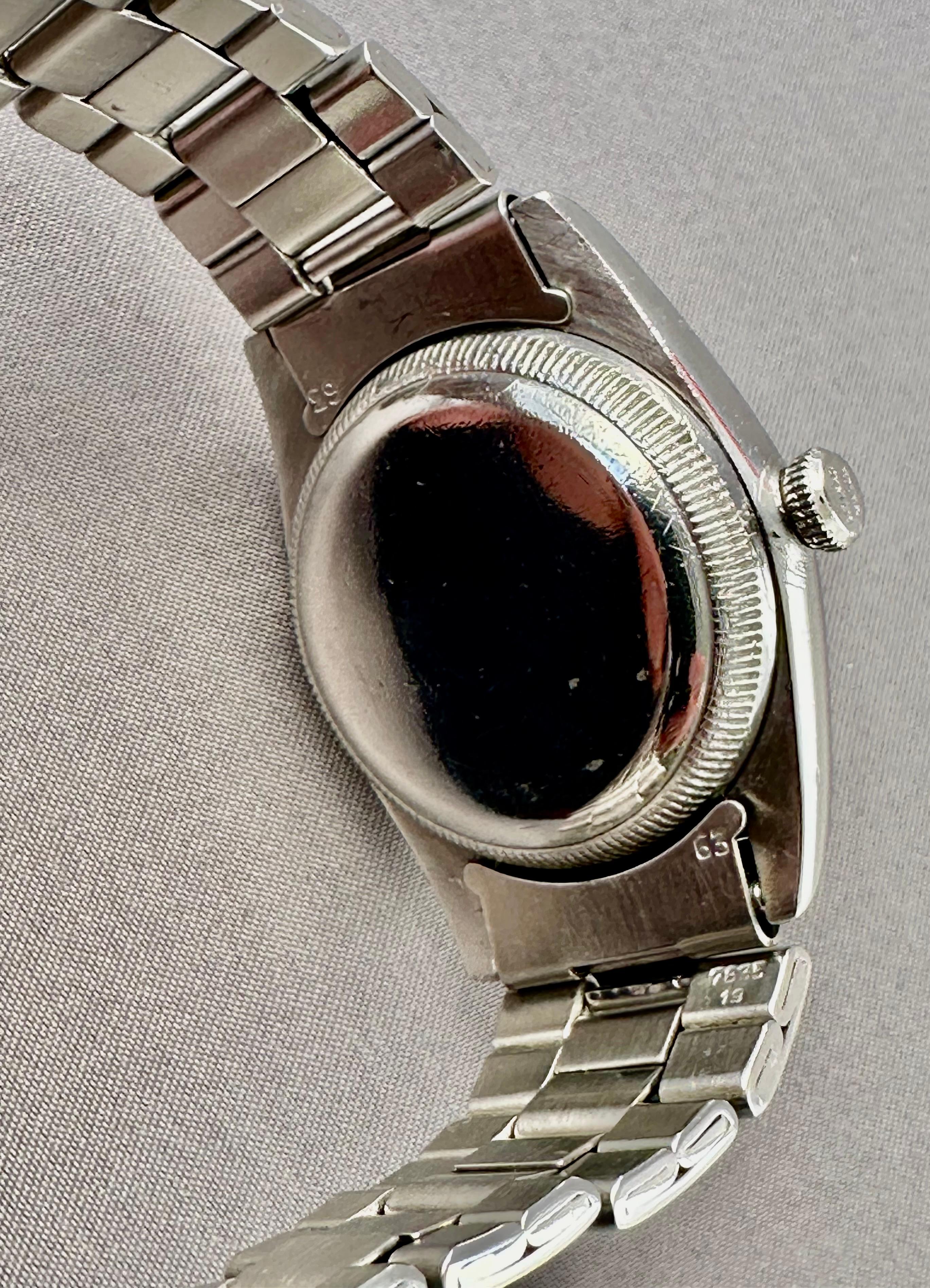 Rolex Oyster Perpetual Chronometer Bubble Back S.S., vers 1948 en vente 3