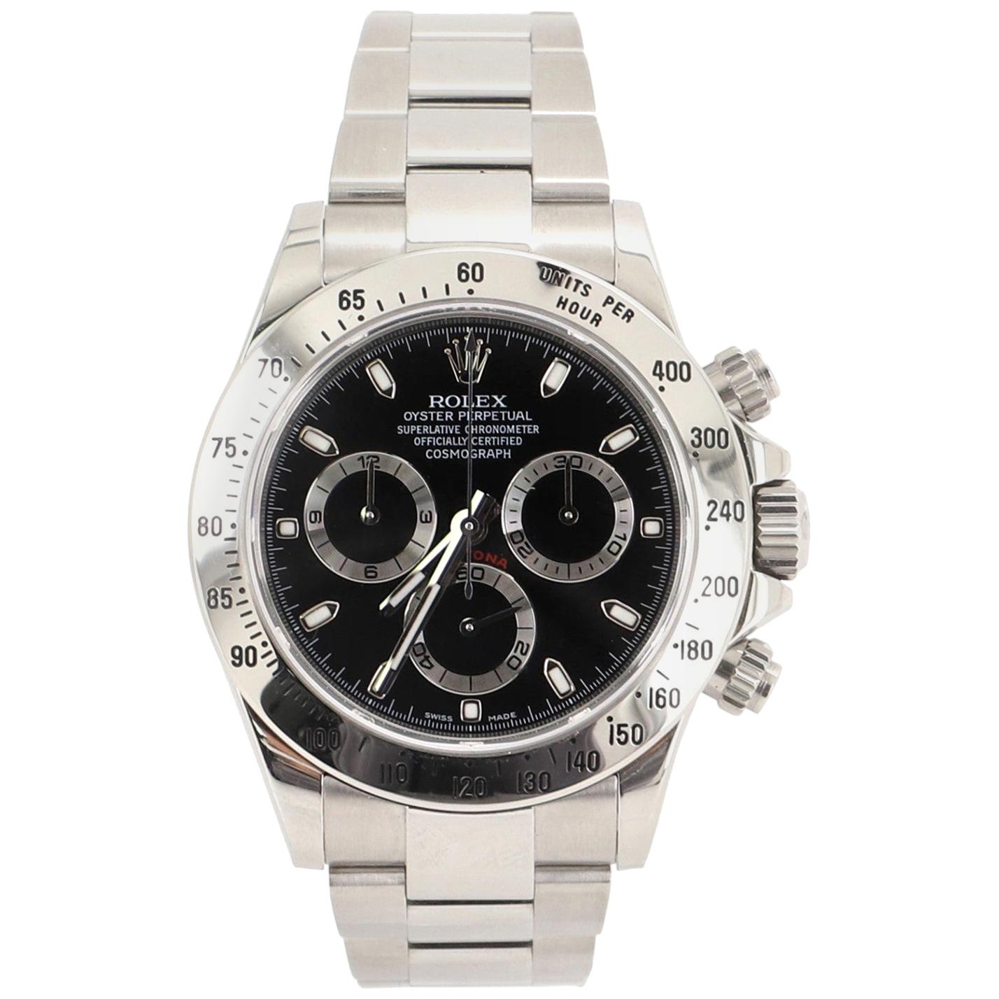 Rolex Oyster Perpetual Cosmograph Daytona Automatic Watch Stainless