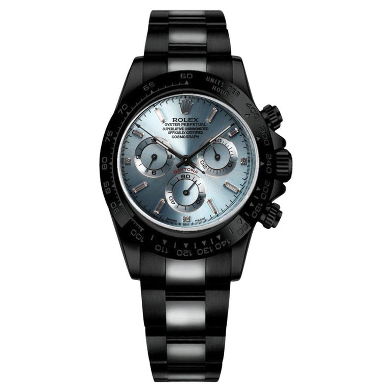 Rolex Oyster Perpetual Cosmograph Daytona Schwarz PVD/DLC beschichtete Uhr  116523 im Angebot bei 1stDibs
