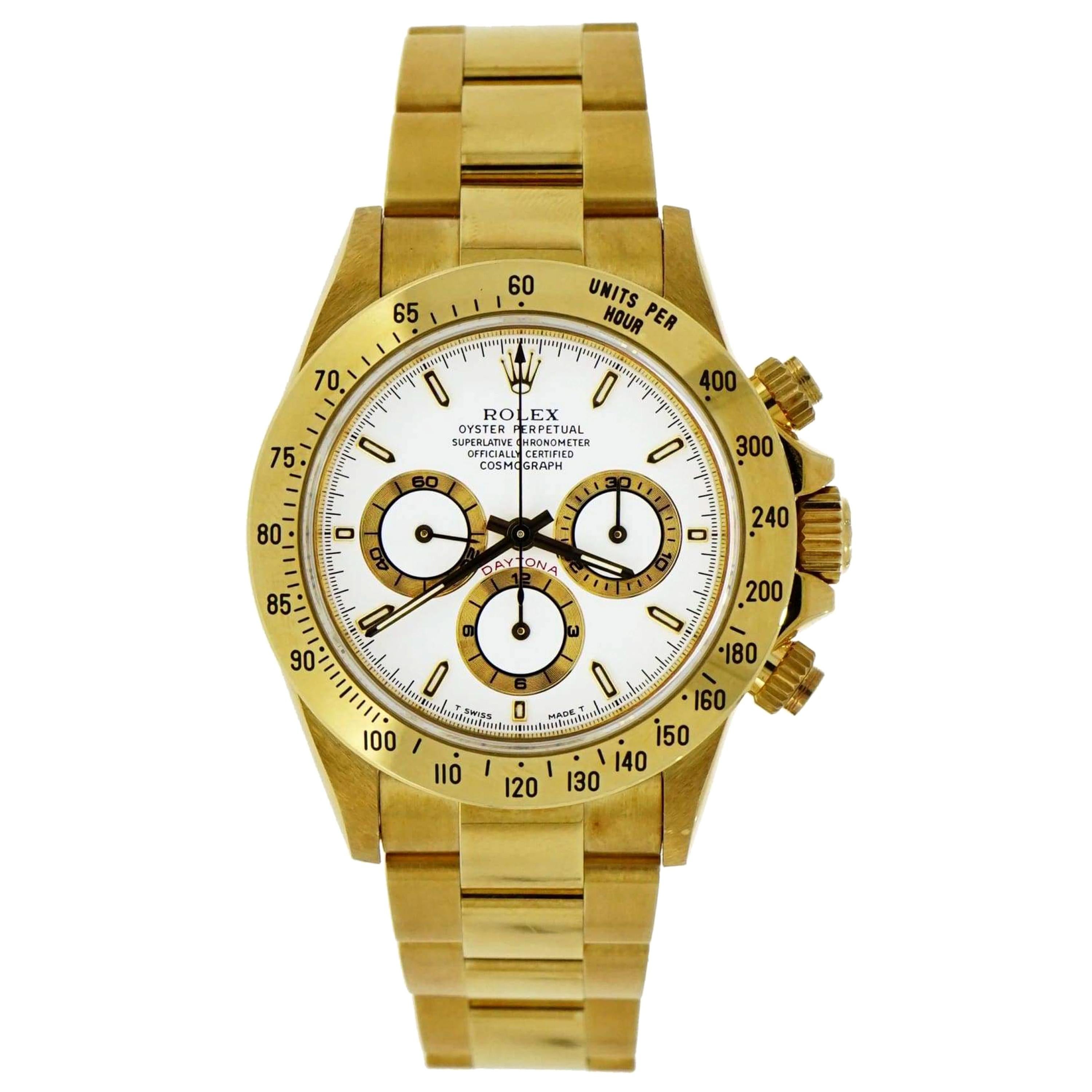 Rolex Oyster Perpetual Cosmograph Daytona in 18 Karat Yellow Gold