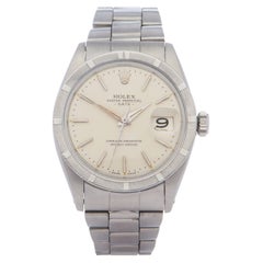 Montre unisexe Rolex Oyster Perpetual Date 0 1501 en acier inoxydable 0