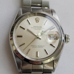 Rolex Oyster Perpetual Date 1500 35mm 1960s Mens Automatic All Original RA603