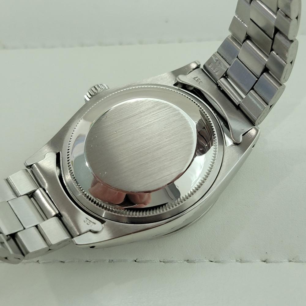 Rolex Oyster Perpetual Date 1500 35mm Mens Automatic 1970s All Original RA601 en vente 6