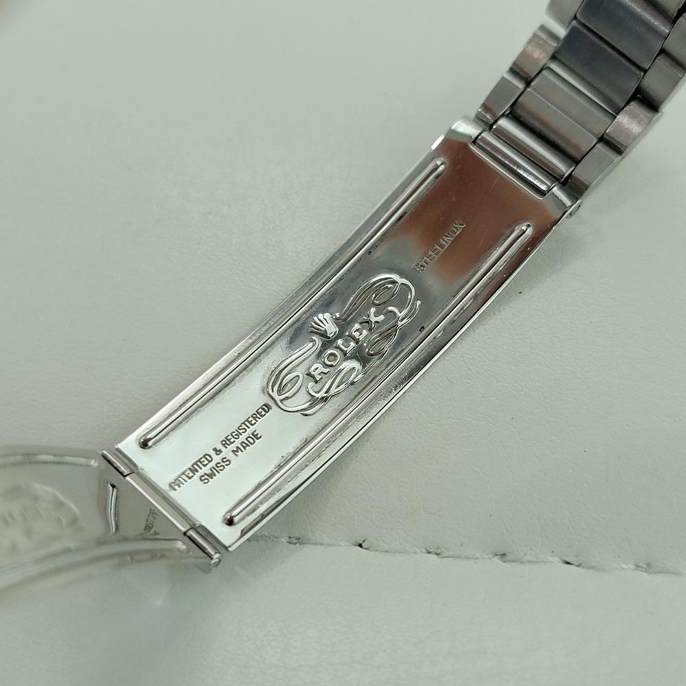 Rolex Oyster Perpetual Date 1500 35mm Mens Automatic 1970s All Original RA601 en vente 7