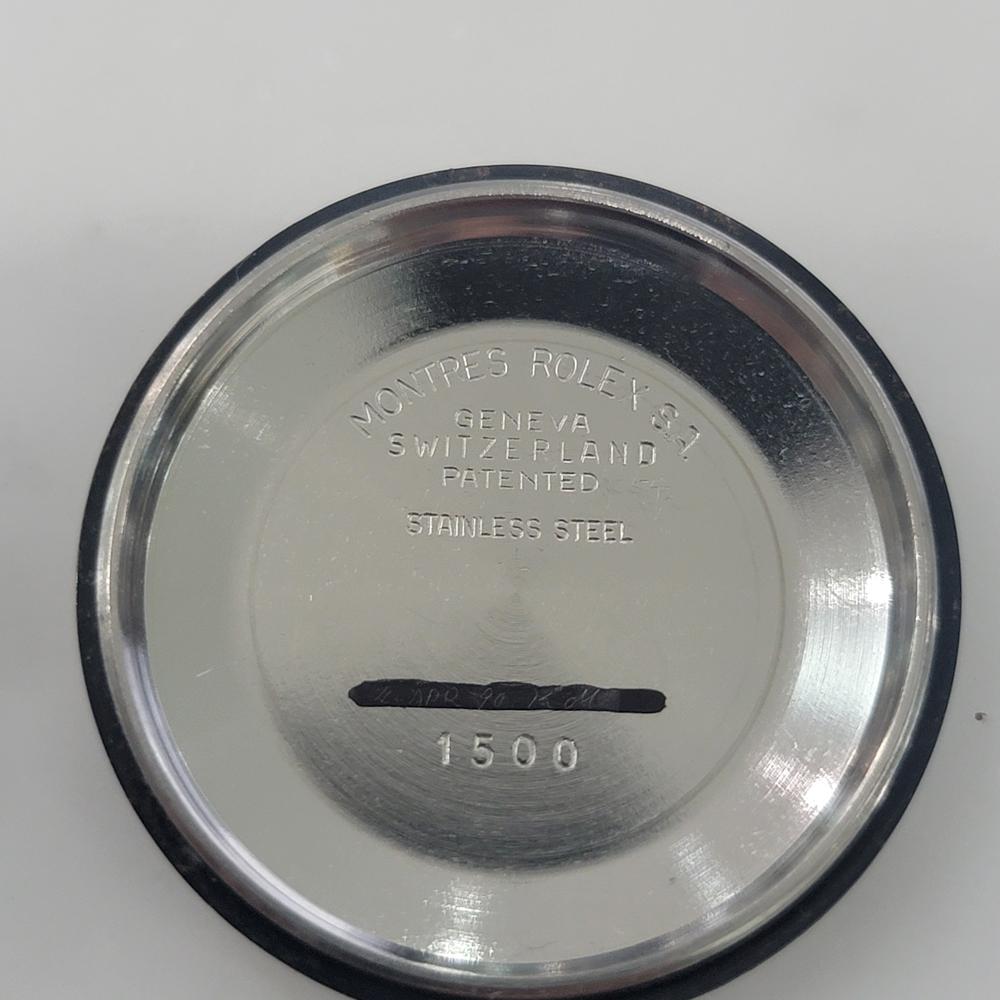 Rolex Oyster Perpetual Date 1500 35mm Mens Automatic 1970s All Original RA601 en vente 9