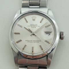 Rolex Oyster Perpetual Date 1500 35mm Herren Automatik 1970s Alle Original RA608