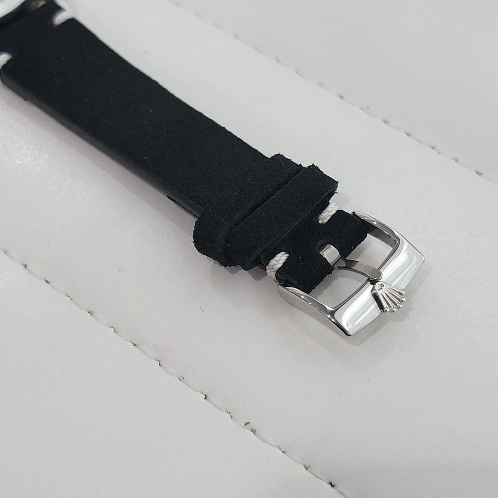 Rolex Oyster Perpetual Date Ref 1500 35mm Mens Vintage Automatic 1970s RA602 For Sale 4