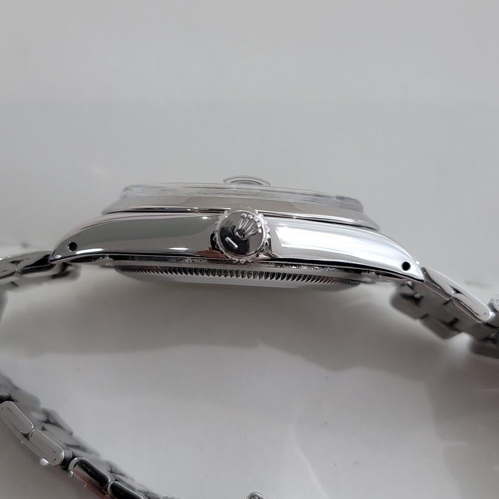 Rolex Oyster Perpetual Date 1500 35mm Herren Automatik 1970er Jahre Alle Original RA602 im Angebot 5