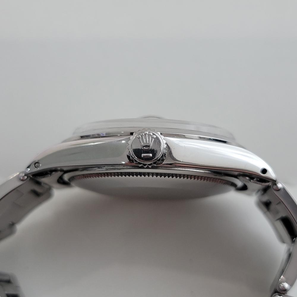 Rolex Oyster Perpetual Date 1500 35mm Mens Automatic 1970s All Original RA607 For Sale 4