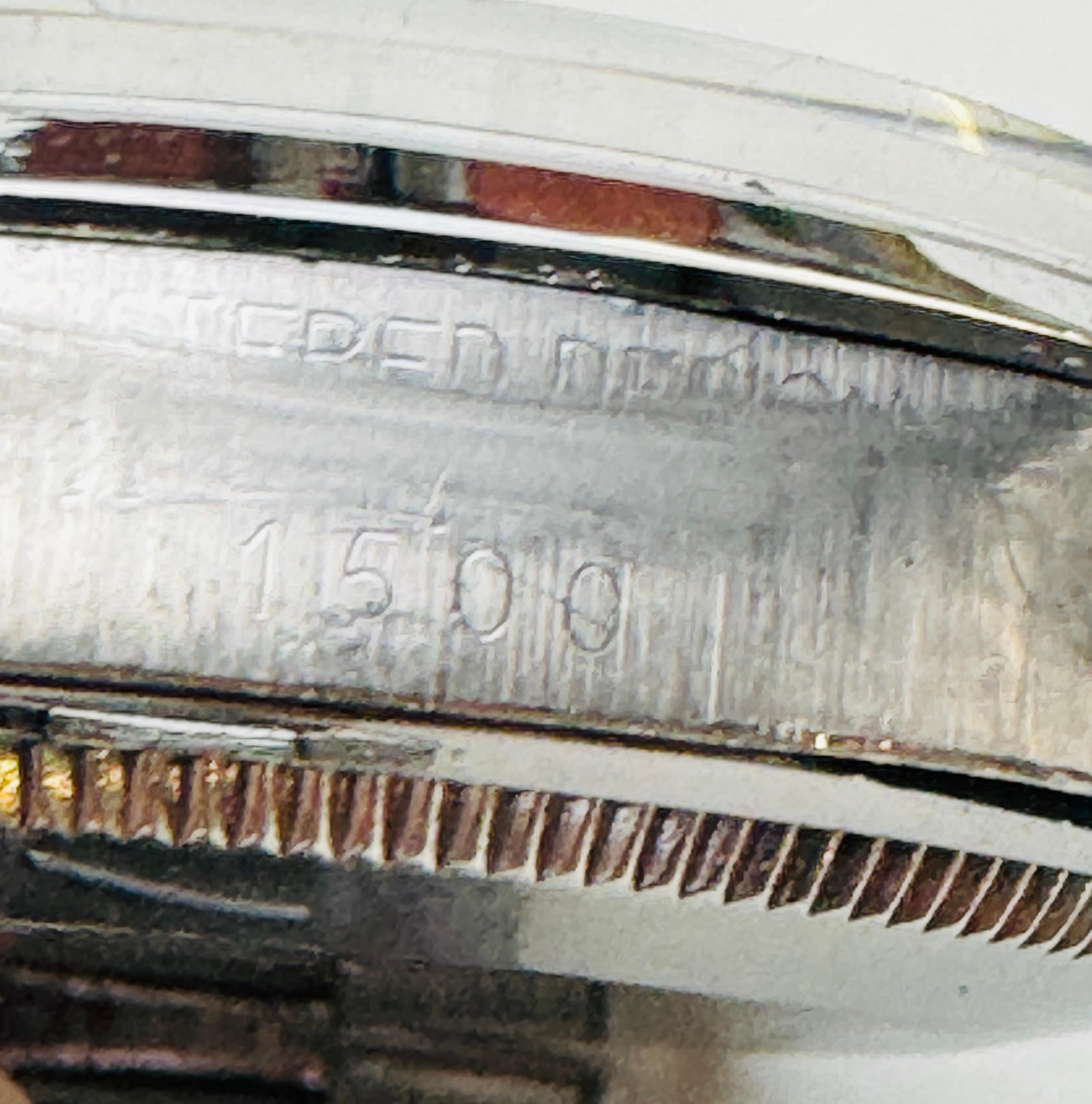 Montre Rolex Oyster Perpetual Date 1500 cadran noir 1