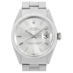 Rolex Oyster Perpetual Date 1500 Men's Retro Watch - Silver Bar No. 23