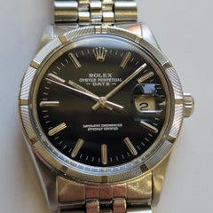 Rolex Oyster Perpetual Date 15000 34mm 1980s Mens Automatic All Original RA776