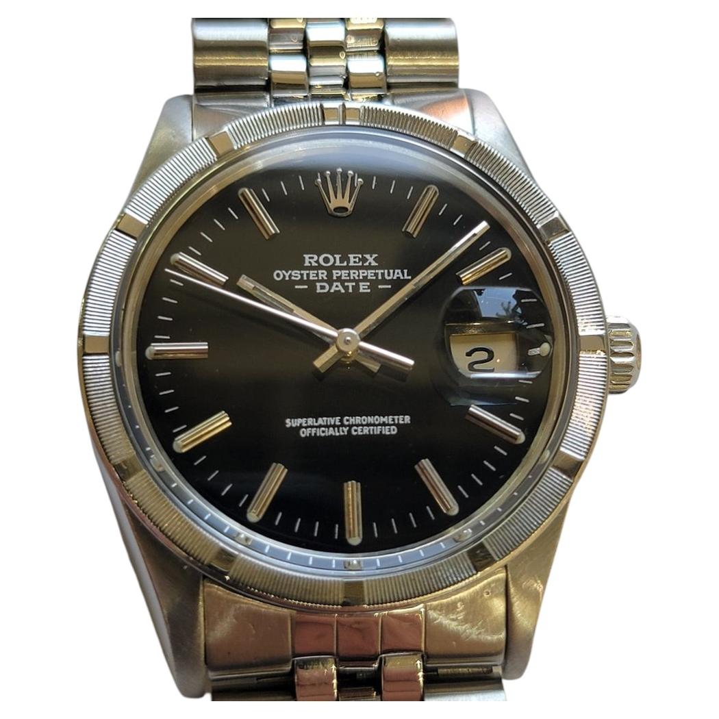 Rolex Oyster Perpetual Date 15000 34mm 1980s Mens Automatic All Original RA776