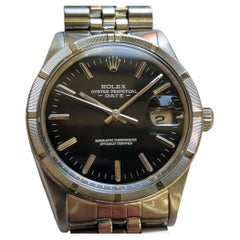Rolex Oyster Perpetual Date 15000 34mm 1980s Mens Automatic All Original RA776