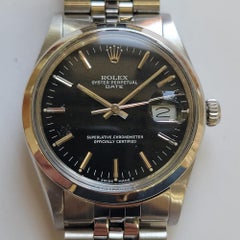 Rolex Oyster Perpetual Date 15000 34mm 1980s Mens Automatic All Original RA777