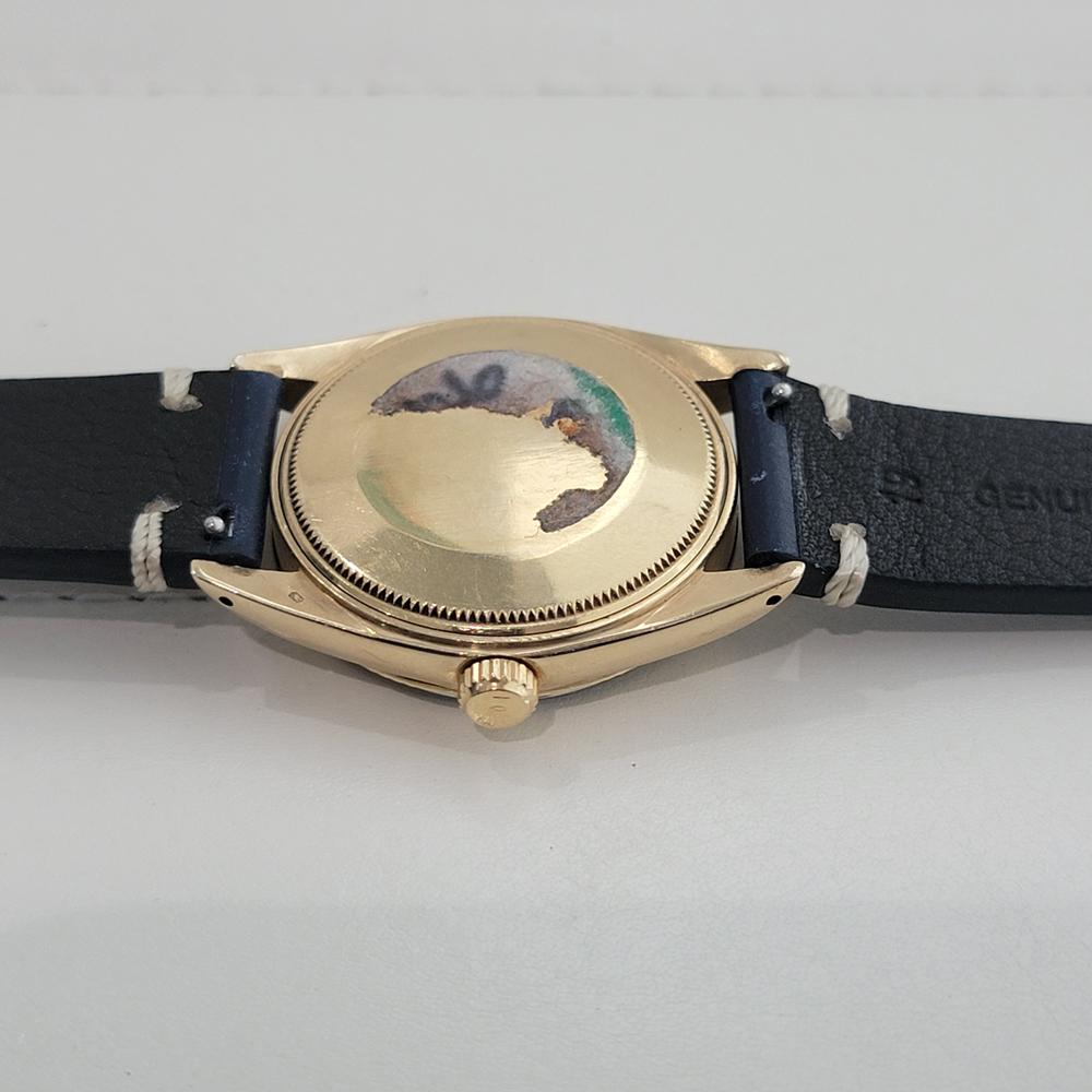 Rolex Oyster Perpetual Date 1503 Oro 14k 35mm Hombre Automático 1960 RA264C en venta 6