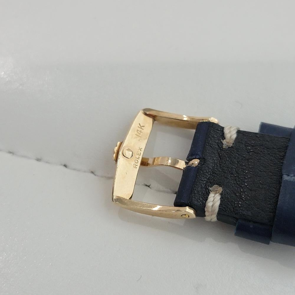 Rolex Oyster Perpetual Date 1503 Oro 14k 35mm Hombre Automático 1960 RA264C en venta 7