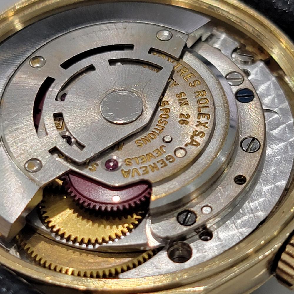 Rolex Oyster Perpetual Date 1503 Oro 14k 35mm Uomo Automatico 1960 RA264C in vendita 9