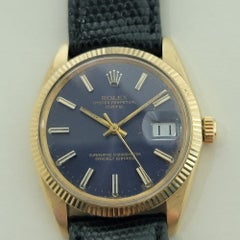 Rolex Oyster Perpetual Date 1503 14k Gold 35mm Männer Automatik 1960er Jahre RA264C