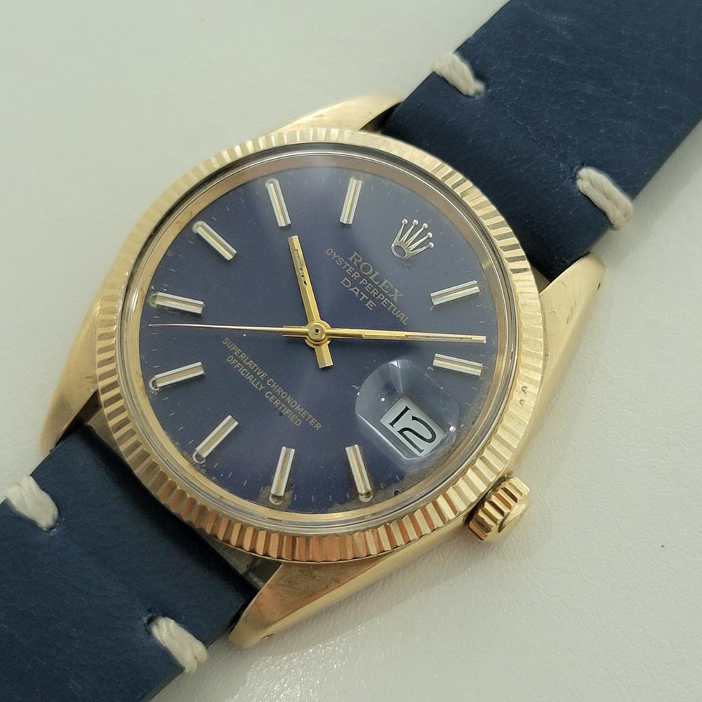 De los hombres Rolex Oyster Perpetual Date 1503 Oro 14k 35mm Hombre Automático 1960 RA264C en venta